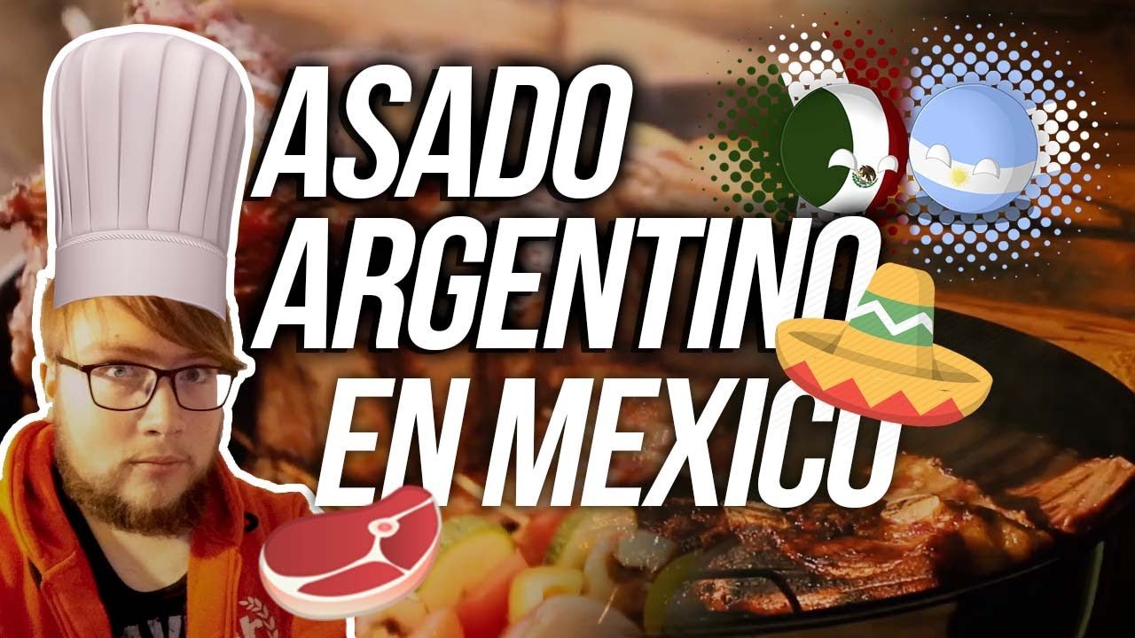 Hice un asado argentino para 20 personas en México